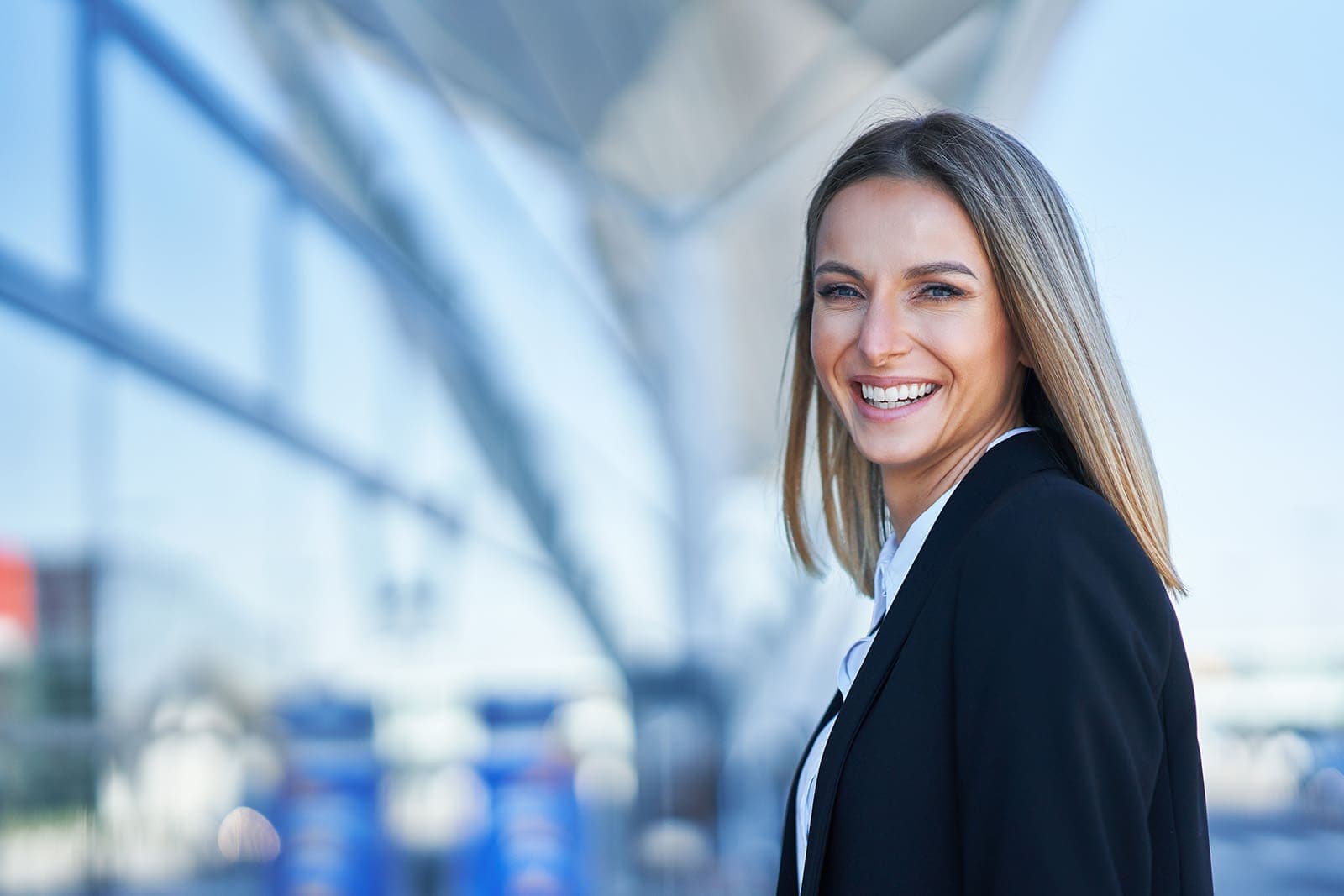 Keystone Advisors professional at an airport