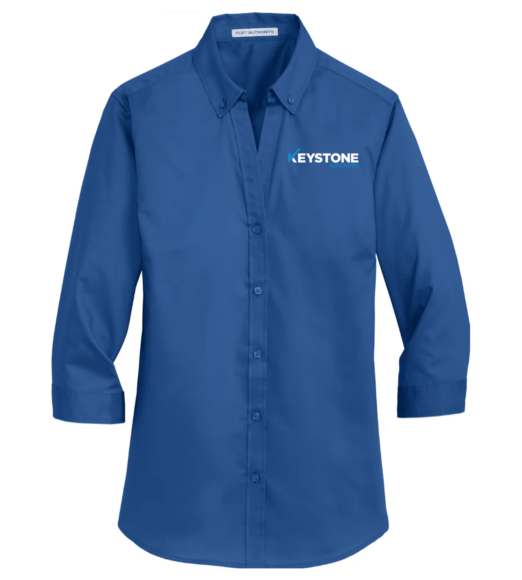 Port Authority Ladies 3/4-Sleeve SuperPro Twill Shirt
